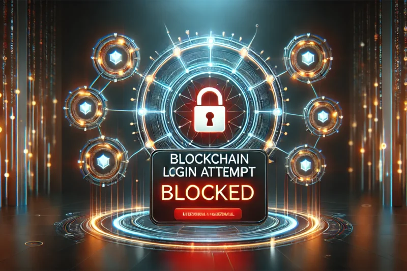 Blockchain Login Attempt Blocked