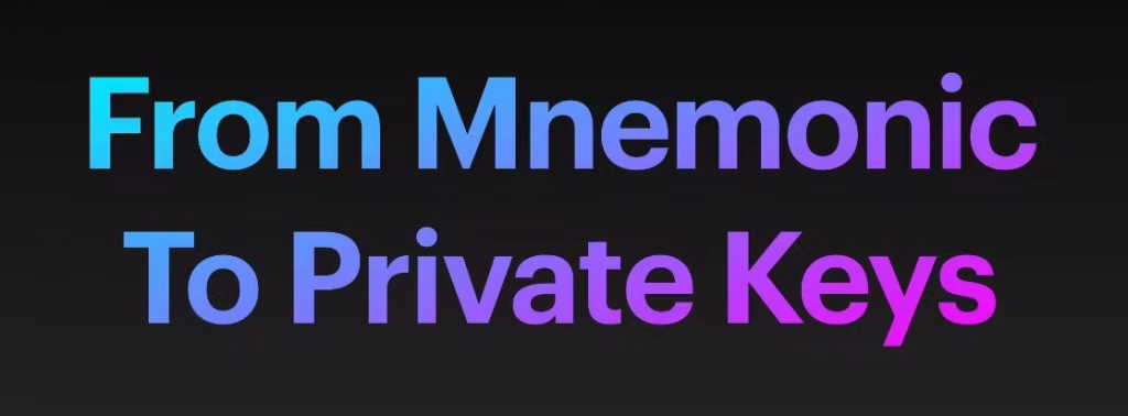 Private Key to Mnemonic Phrase
