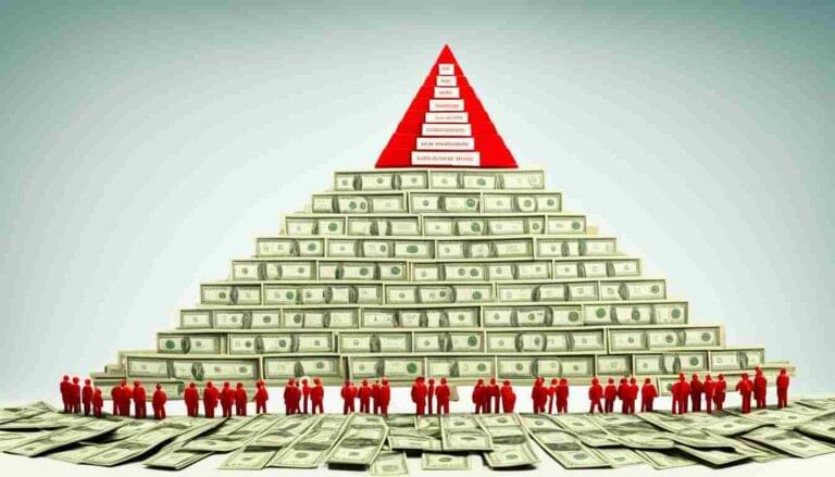 Drive social media pyramid scheme